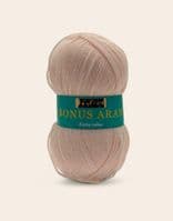 Sirdar Hayfield BONUS ARAN Knitting Wool Yarn 100g - 888 Peaches